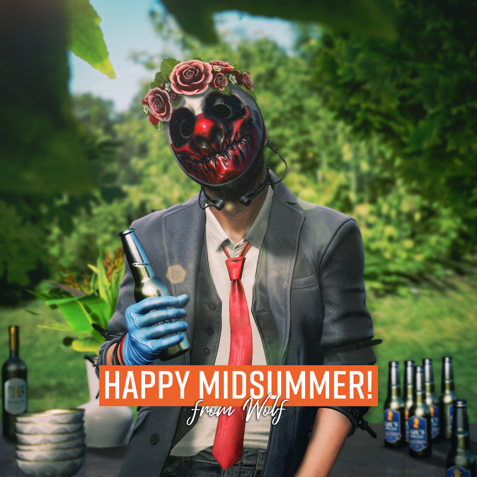 Happy Midsummer from Wolf