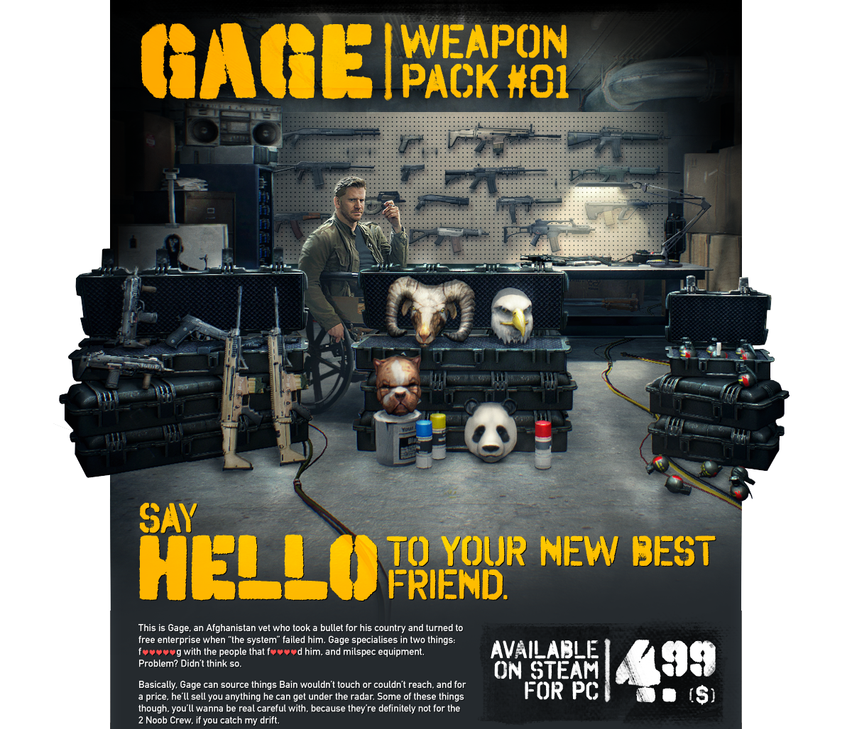 Gage weapon pack для payday 2 фото 4